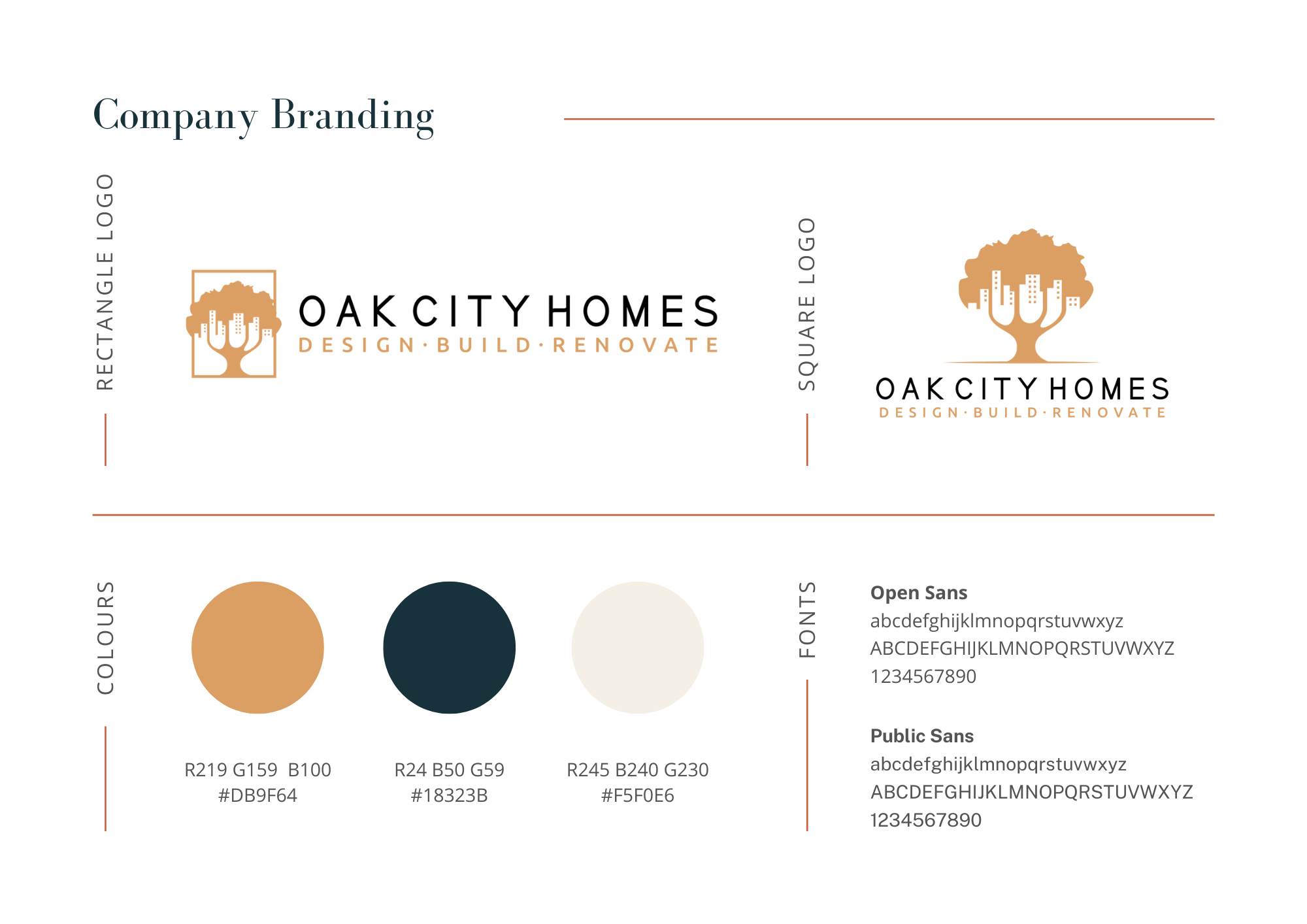 Construction Growth Solutions Oak City Branding Pallet Example